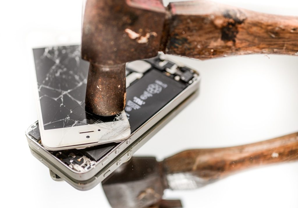 broken phone